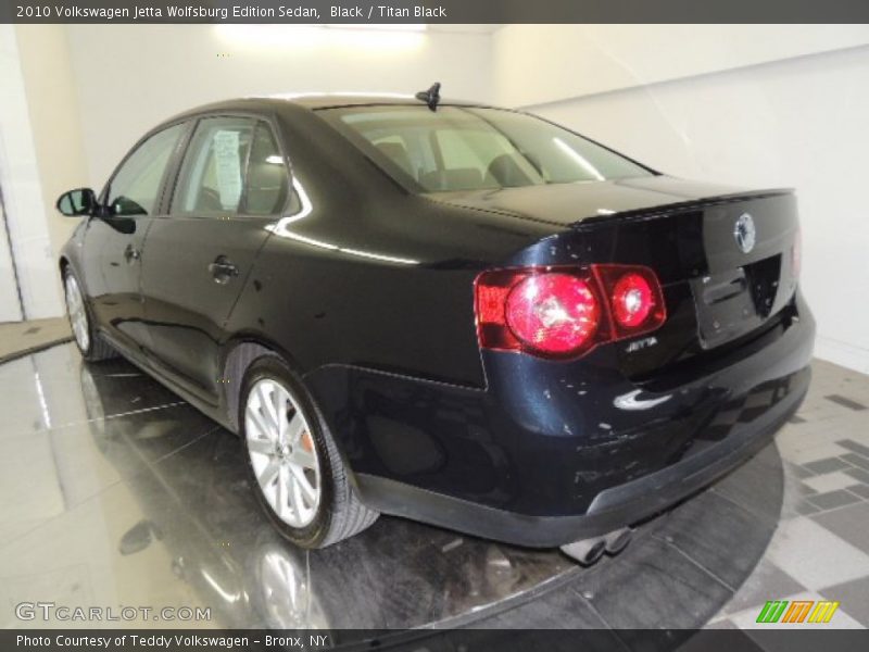 Black / Titan Black 2010 Volkswagen Jetta Wolfsburg Edition Sedan