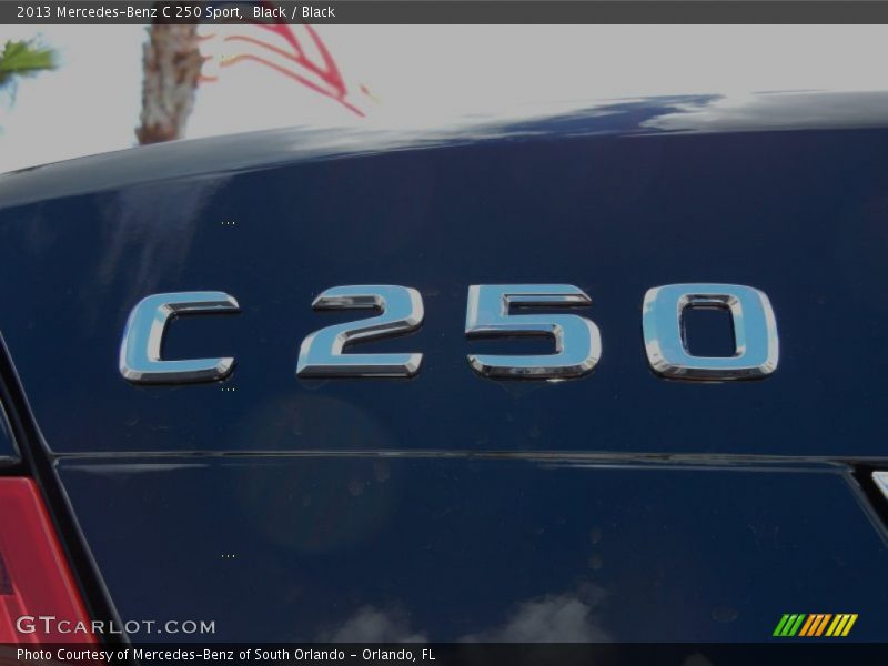 Black / Black 2013 Mercedes-Benz C 250 Sport
