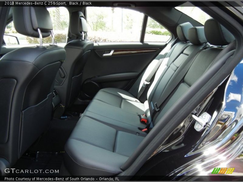 Black / Black 2013 Mercedes-Benz C 250 Sport