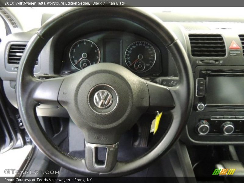 Black / Titan Black 2010 Volkswagen Jetta Wolfsburg Edition Sedan