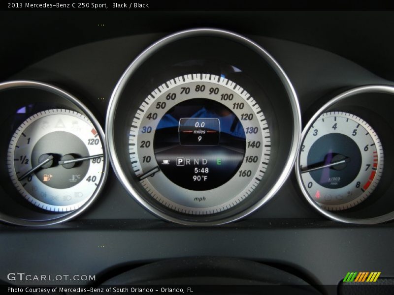 Black / Black 2013 Mercedes-Benz C 250 Sport