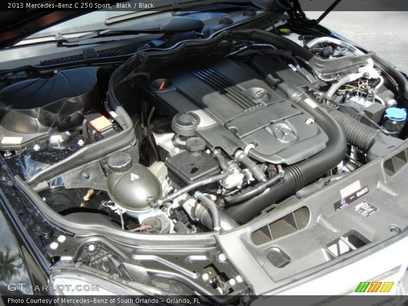 Black / Black 2013 Mercedes-Benz C 250 Sport