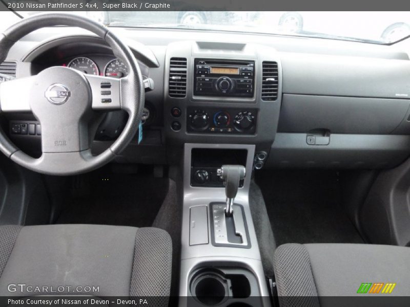 Dashboard of 2010 Pathfinder S 4x4