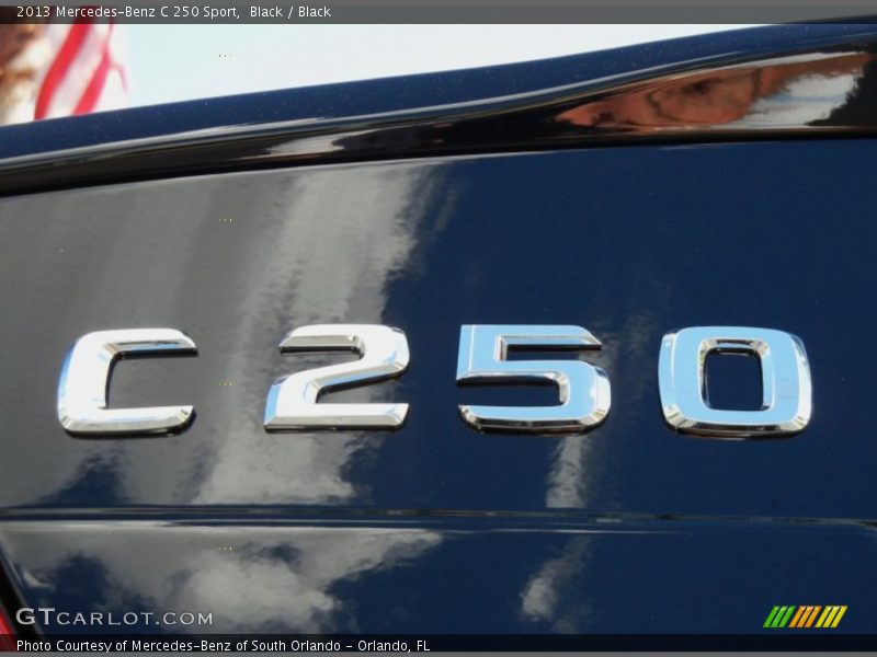 Black / Black 2013 Mercedes-Benz C 250 Sport