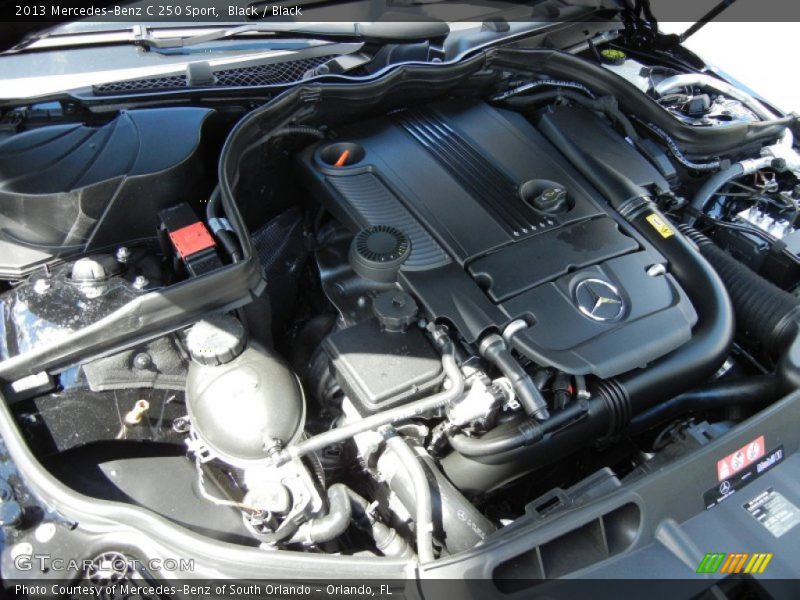 Black / Black 2013 Mercedes-Benz C 250 Sport