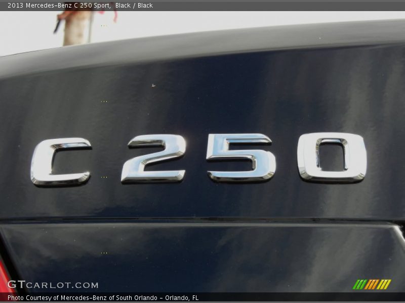 Black / Black 2013 Mercedes-Benz C 250 Sport