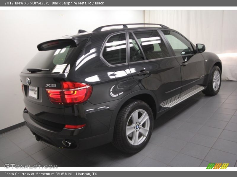 Black Sapphire Metallic / Black 2012 BMW X5 xDrive35d