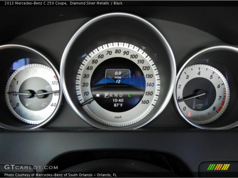  2013 C 250 Coupe 250 Coupe Gauges