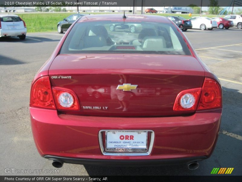 Red Jewel Tintcoat / Titanium 2010 Chevrolet Malibu LT Sedan