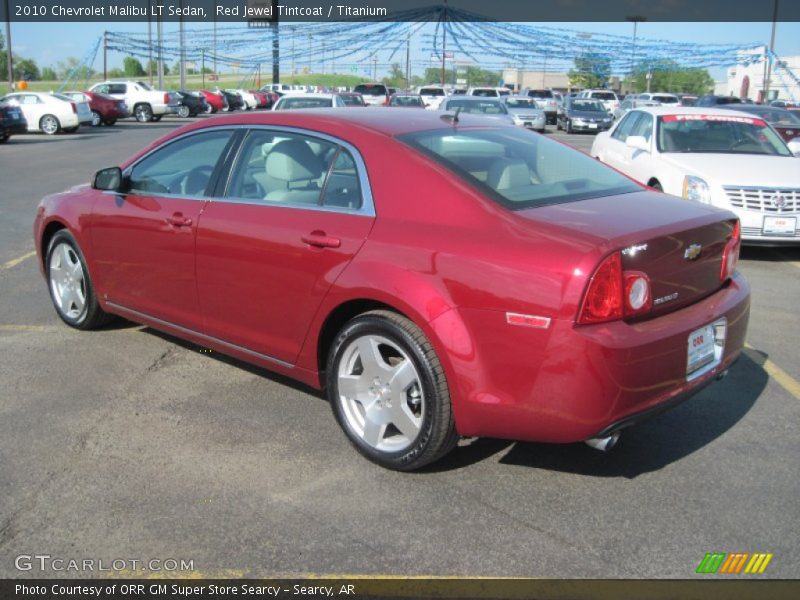 Red Jewel Tintcoat / Titanium 2010 Chevrolet Malibu LT Sedan
