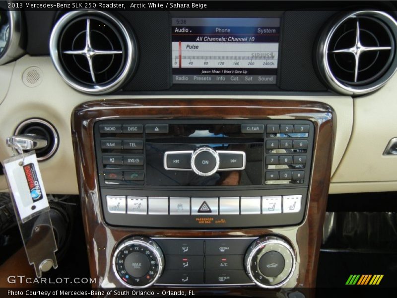 Controls of 2013 SLK 250 Roadster