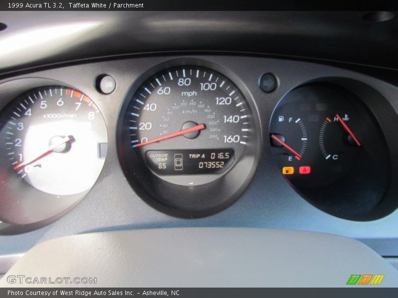 Taffeta White / Parchment 1999 Acura TL 3.2