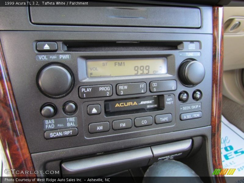 Taffeta White / Parchment 1999 Acura TL 3.2