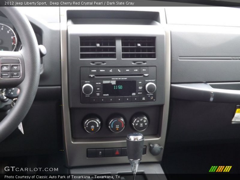 Deep Cherry Red Crystal Pearl / Dark Slate Gray 2012 Jeep Liberty Sport