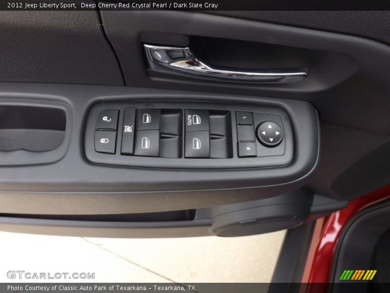 Deep Cherry Red Crystal Pearl / Dark Slate Gray 2012 Jeep Liberty Sport