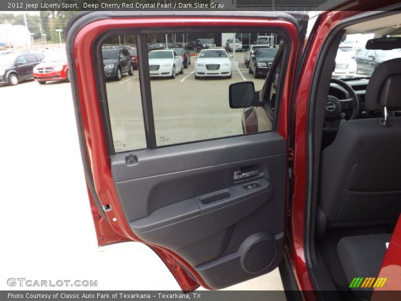 Deep Cherry Red Crystal Pearl / Dark Slate Gray 2012 Jeep Liberty Sport