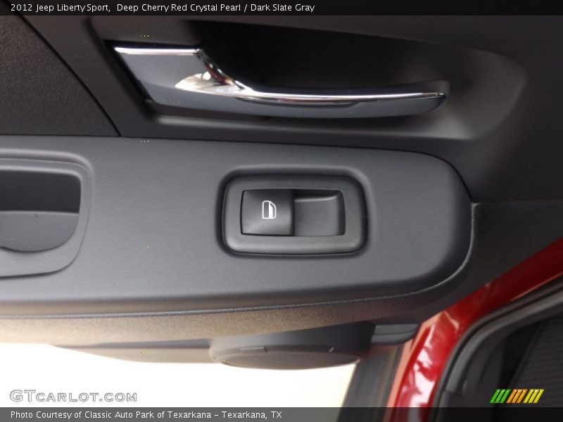 Deep Cherry Red Crystal Pearl / Dark Slate Gray 2012 Jeep Liberty Sport