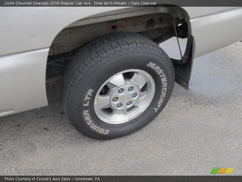 Silver Birch Metallic / Dark Charcoal 2004 Chevrolet Silverado 1500 Regular Cab 4x4