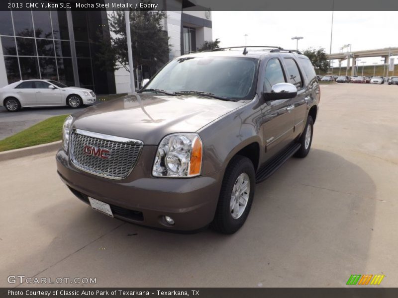 Mocha Steel Metallic / Ebony 2013 GMC Yukon SLE