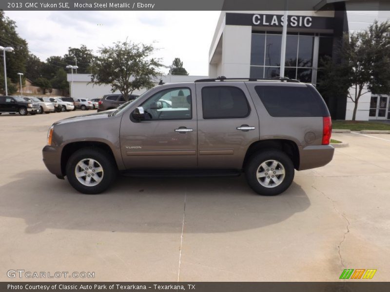 Mocha Steel Metallic / Ebony 2013 GMC Yukon SLE