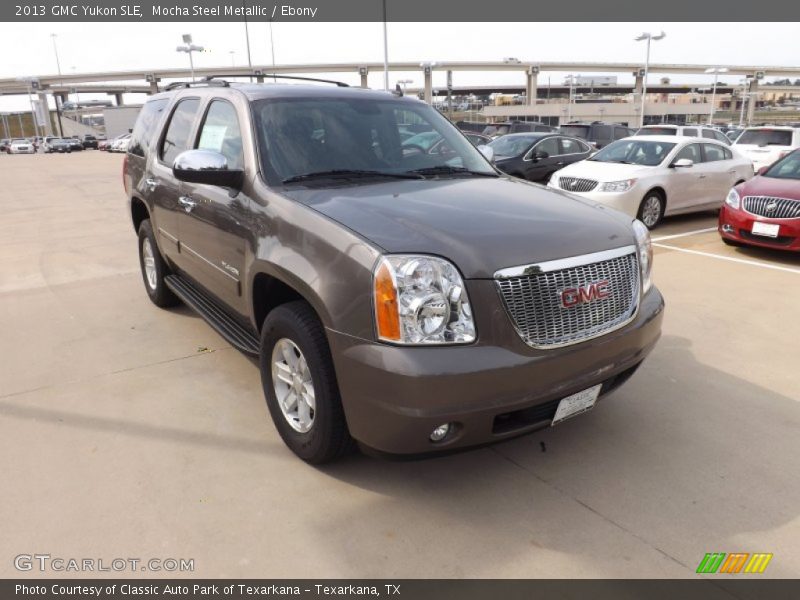 Mocha Steel Metallic / Ebony 2013 GMC Yukon SLE
