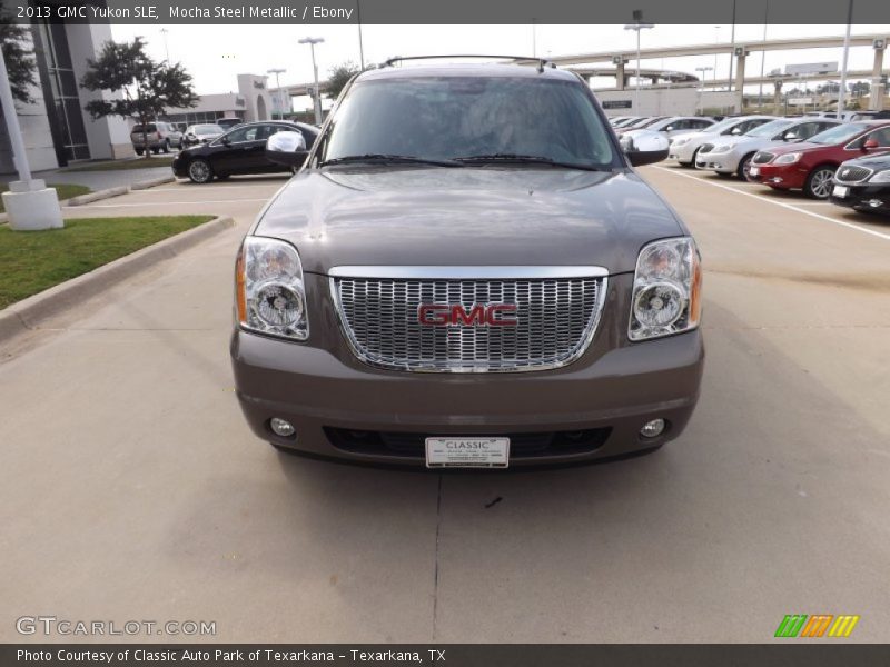 Mocha Steel Metallic / Ebony 2013 GMC Yukon SLE