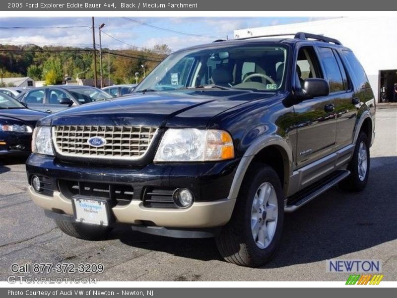 Black / Medium Parchment 2005 Ford Explorer Eddie Bauer 4x4