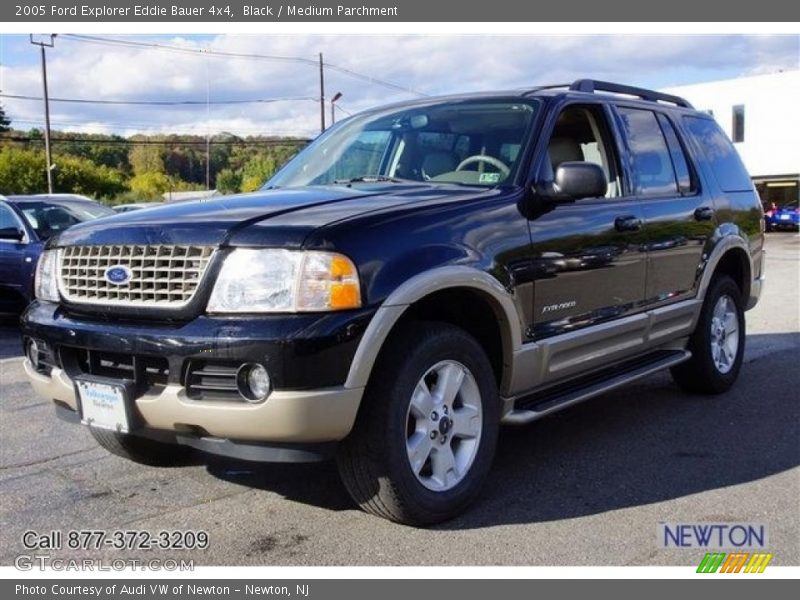 Black / Medium Parchment 2005 Ford Explorer Eddie Bauer 4x4