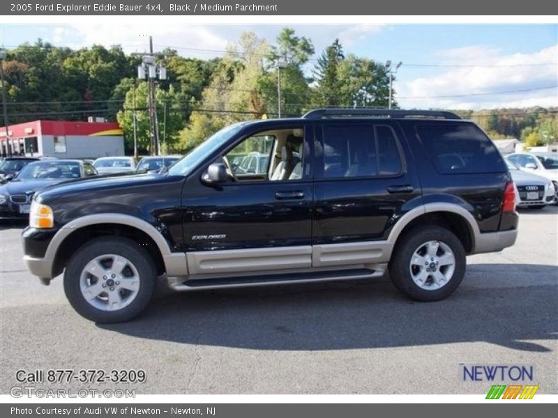 Black / Medium Parchment 2005 Ford Explorer Eddie Bauer 4x4