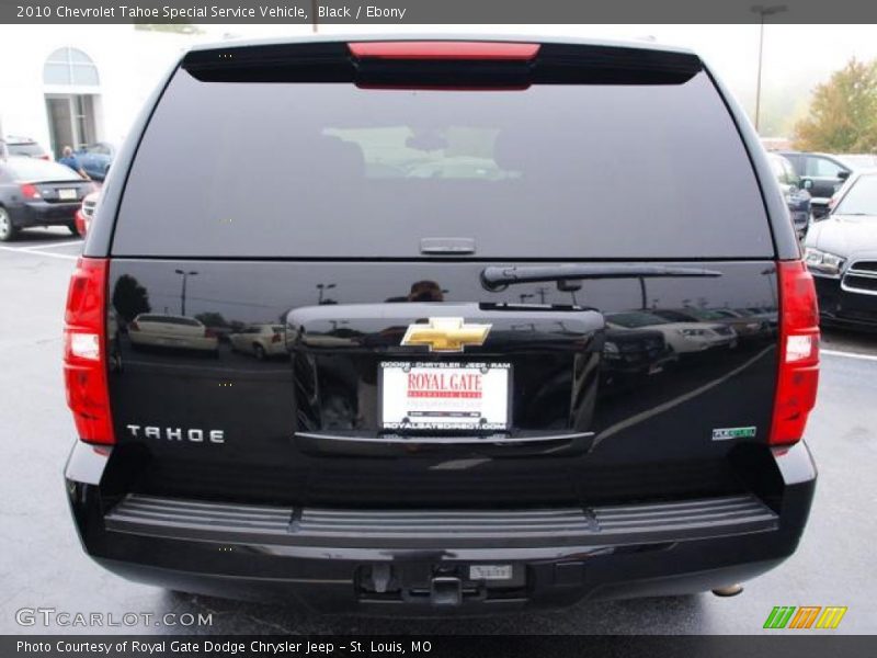 Black / Ebony 2010 Chevrolet Tahoe Special Service Vehicle