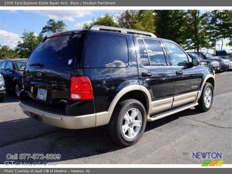 Black / Medium Parchment 2005 Ford Explorer Eddie Bauer 4x4