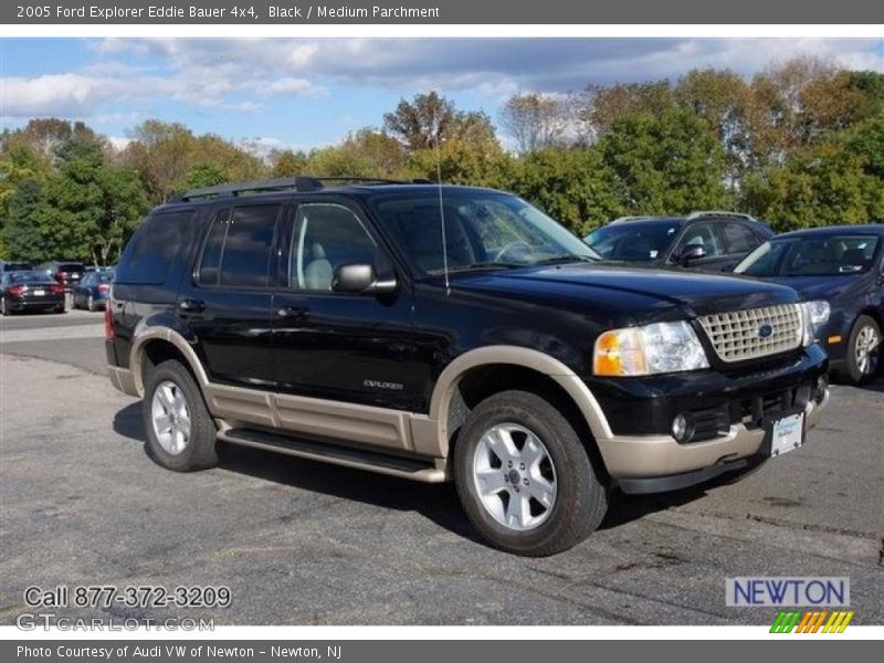 Black / Medium Parchment 2005 Ford Explorer Eddie Bauer 4x4