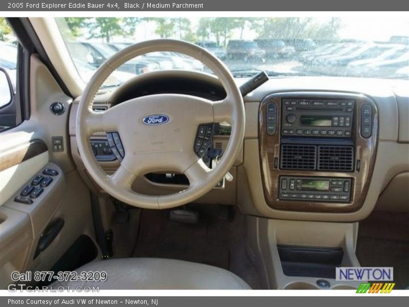 Black / Medium Parchment 2005 Ford Explorer Eddie Bauer 4x4