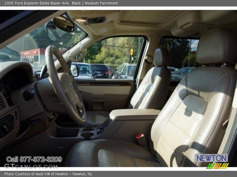Black / Medium Parchment 2005 Ford Explorer Eddie Bauer 4x4