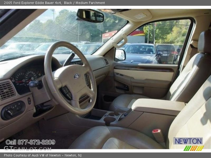 Black / Medium Parchment 2005 Ford Explorer Eddie Bauer 4x4