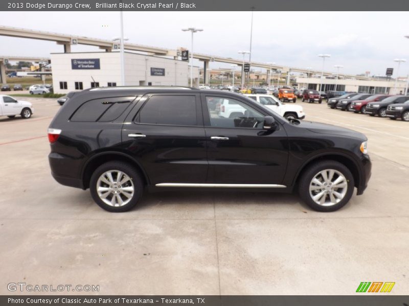 Brilliant Black Crystal Pearl / Black 2013 Dodge Durango Crew