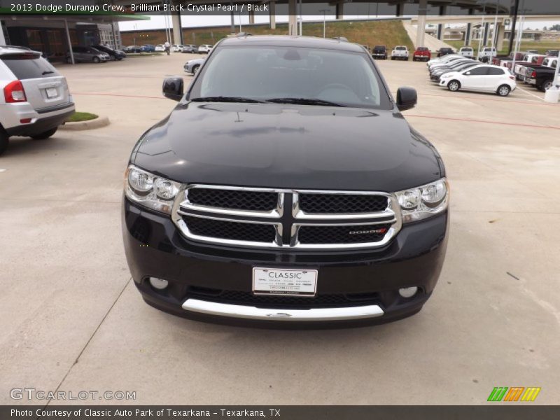 Brilliant Black Crystal Pearl / Black 2013 Dodge Durango Crew