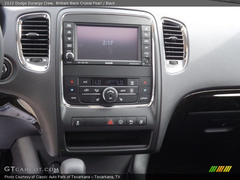Brilliant Black Crystal Pearl / Black 2013 Dodge Durango Crew