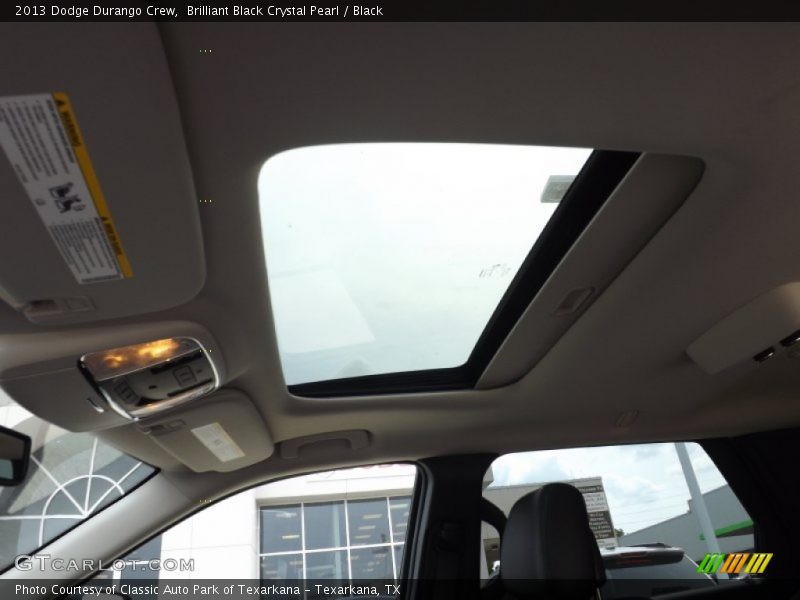 Brilliant Black Crystal Pearl / Black 2013 Dodge Durango Crew