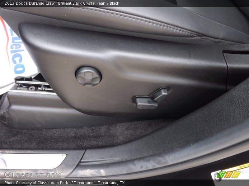 Brilliant Black Crystal Pearl / Black 2013 Dodge Durango Crew