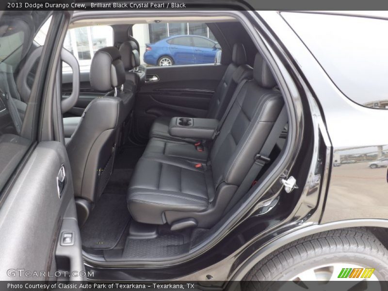 Brilliant Black Crystal Pearl / Black 2013 Dodge Durango Crew