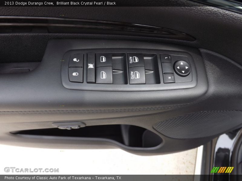 Brilliant Black Crystal Pearl / Black 2013 Dodge Durango Crew