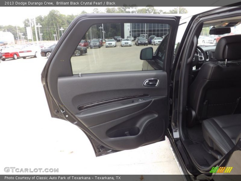 Brilliant Black Crystal Pearl / Black 2013 Dodge Durango Crew