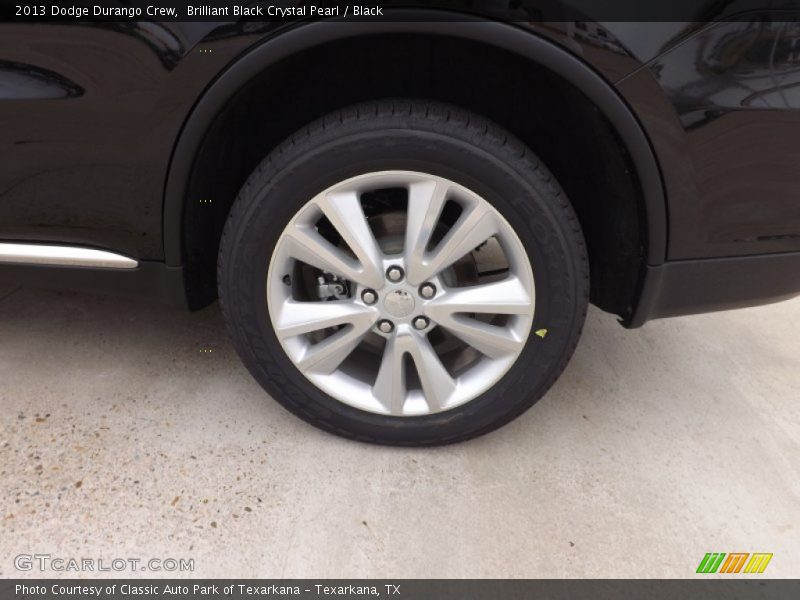 Brilliant Black Crystal Pearl / Black 2013 Dodge Durango Crew