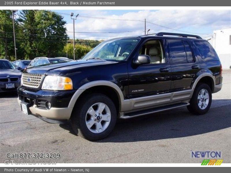 Black / Medium Parchment 2005 Ford Explorer Eddie Bauer 4x4