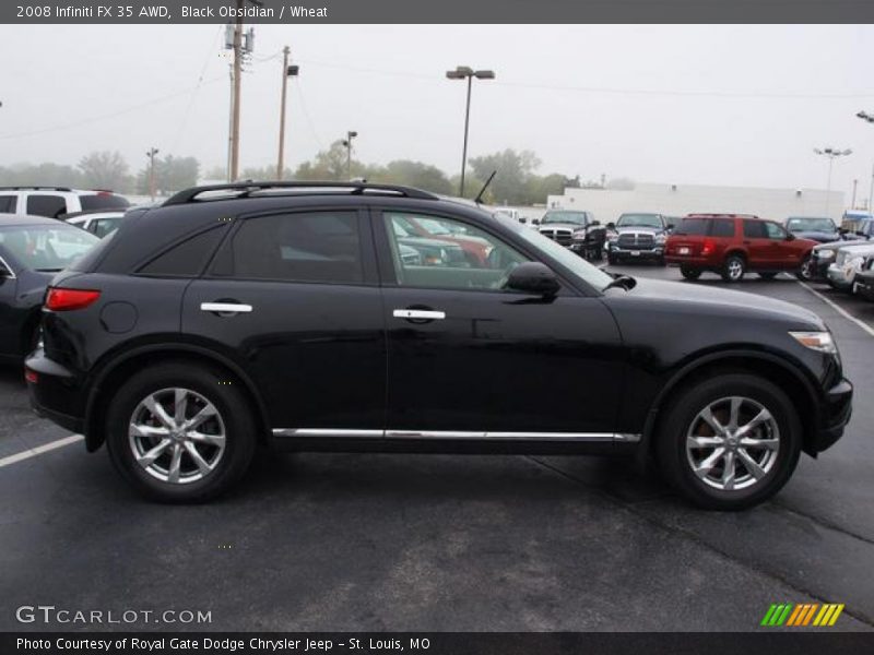 Black Obsidian / Wheat 2008 Infiniti FX 35 AWD