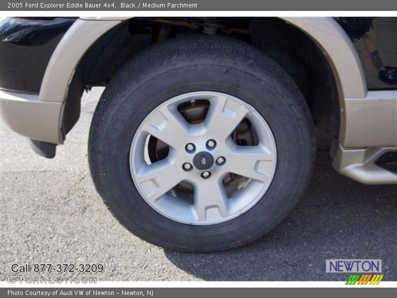 Black / Medium Parchment 2005 Ford Explorer Eddie Bauer 4x4