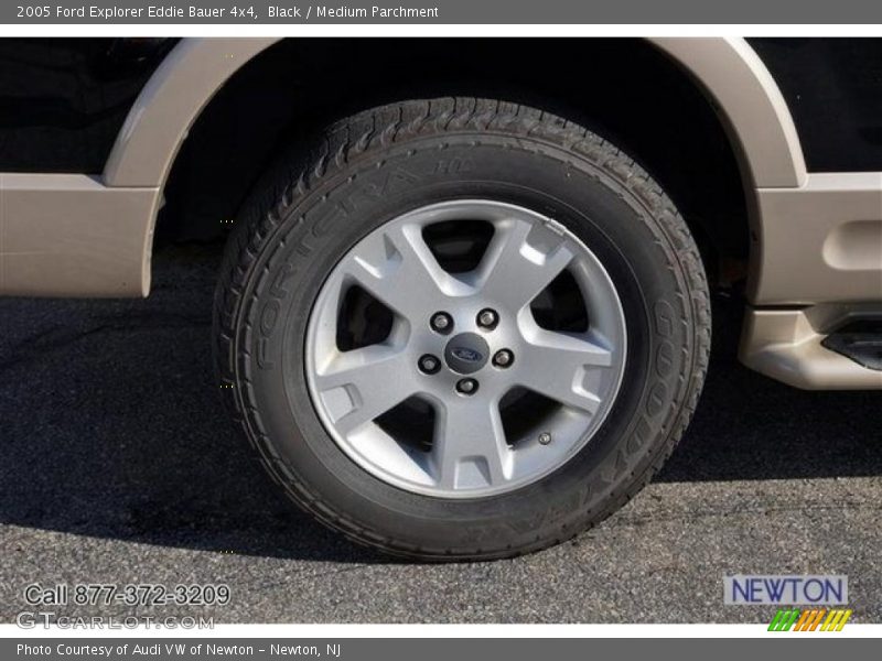 Black / Medium Parchment 2005 Ford Explorer Eddie Bauer 4x4