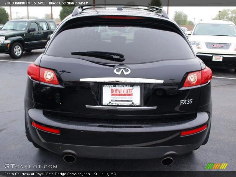Black Obsidian / Wheat 2008 Infiniti FX 35 AWD