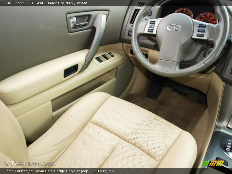 Black Obsidian / Wheat 2008 Infiniti FX 35 AWD
